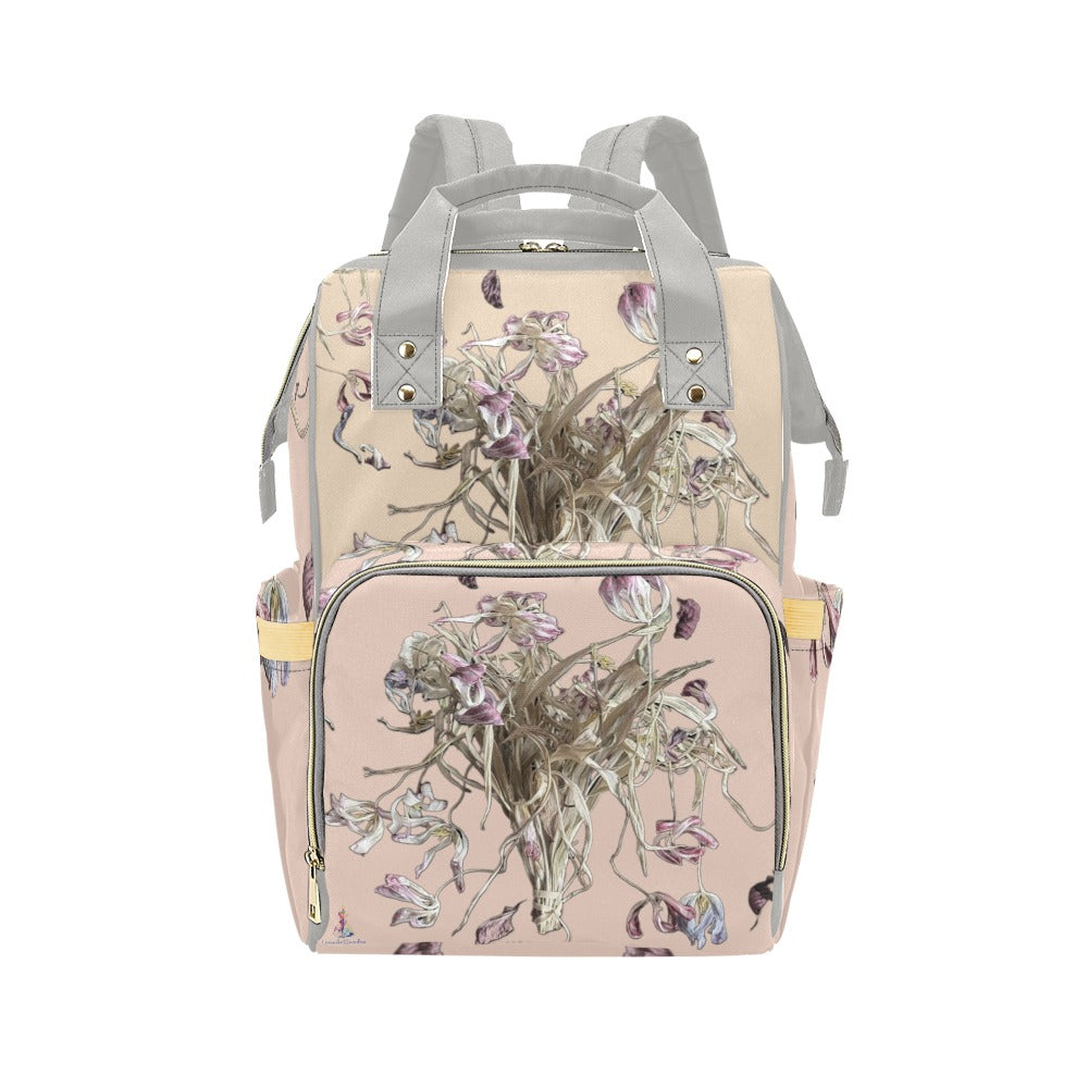 Tulip Drama Transcendent Pink Multi-Function Diaper Backpack