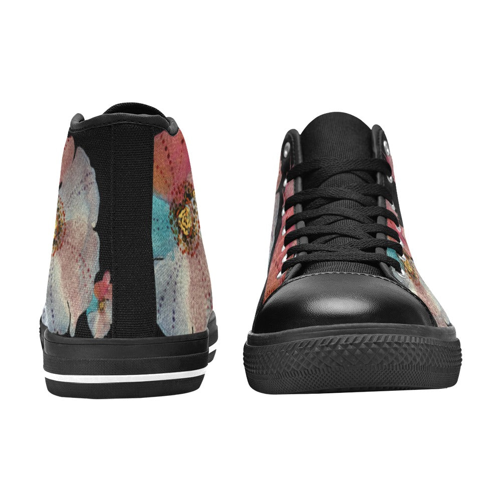 Grand Fleur ZoZo High Top Canvas Shoes for Kids