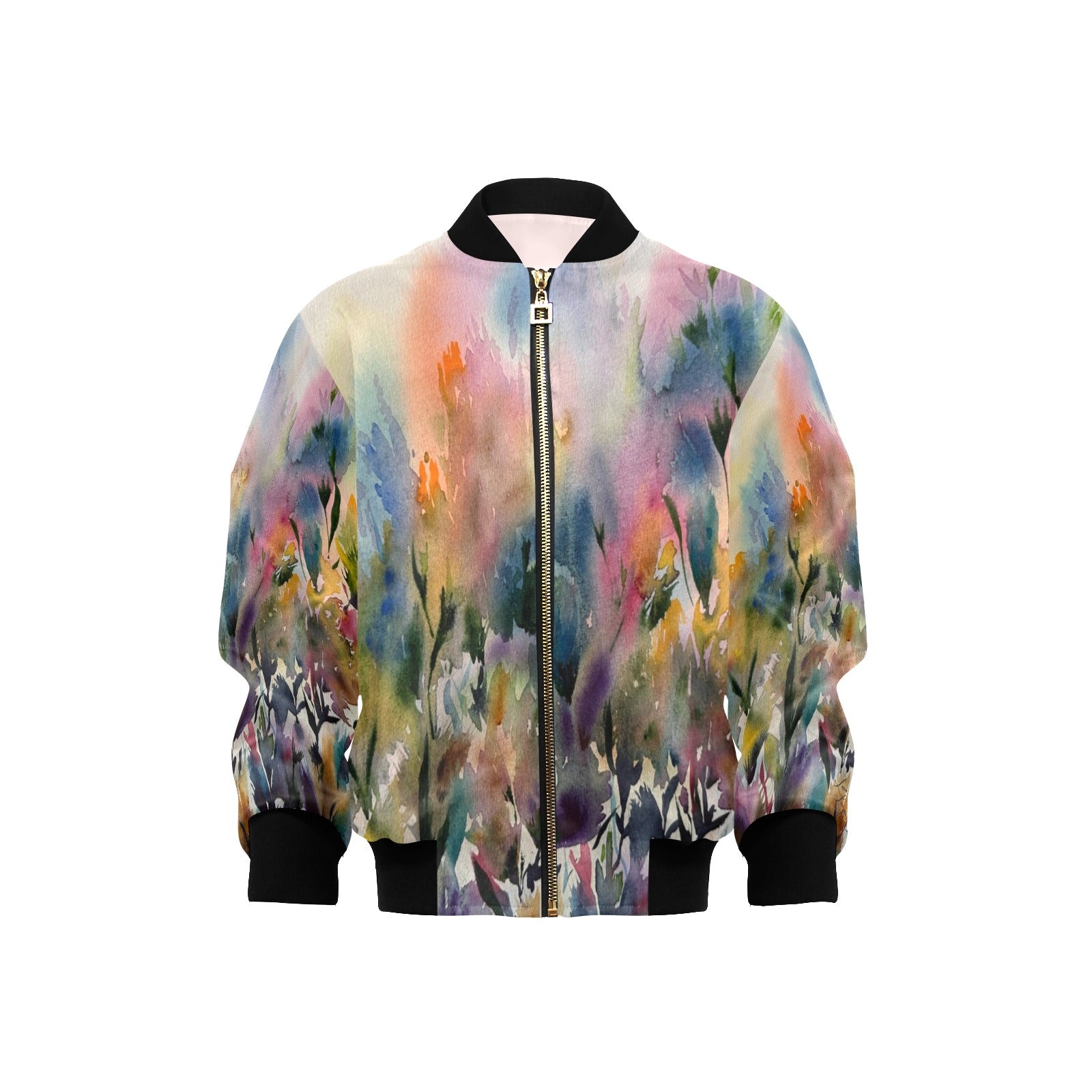 Morning Dew Kids' Bomber Jacket with Pockets (Model H40)