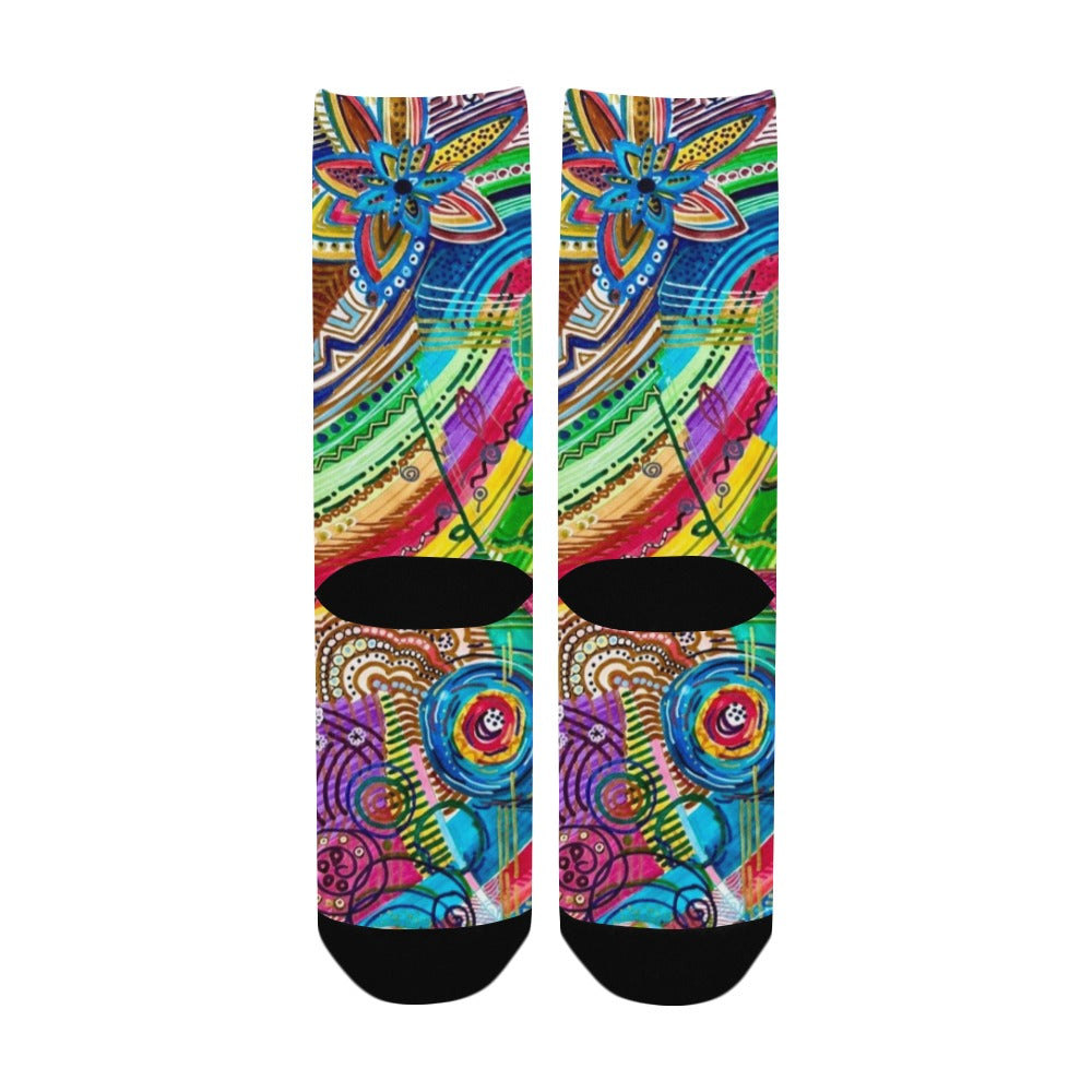Pixel Fun Women's Custom Socks