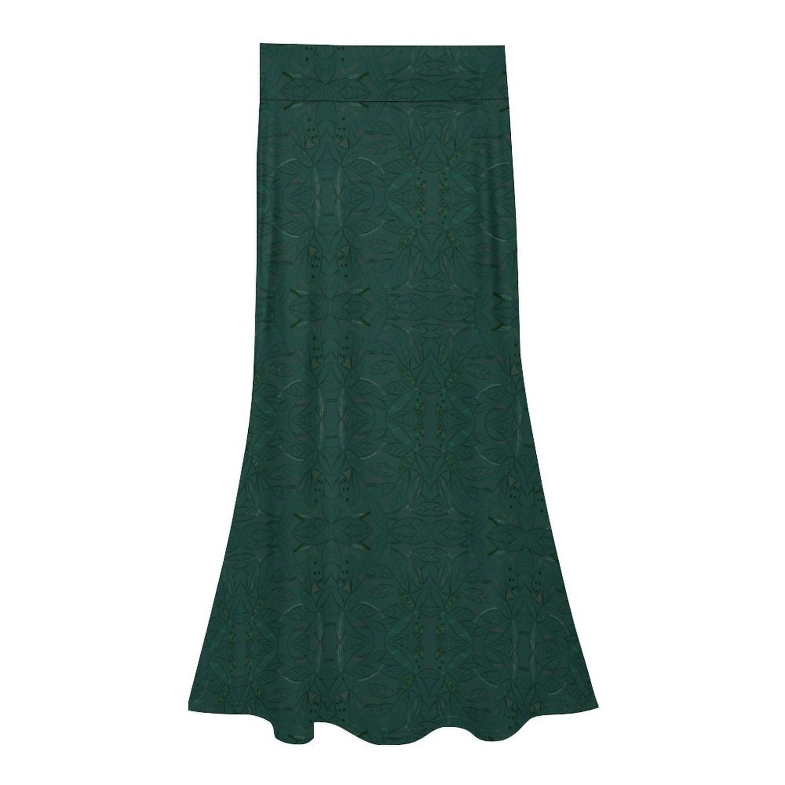 High waisted long skirt High Waisted Fishtail Skirt