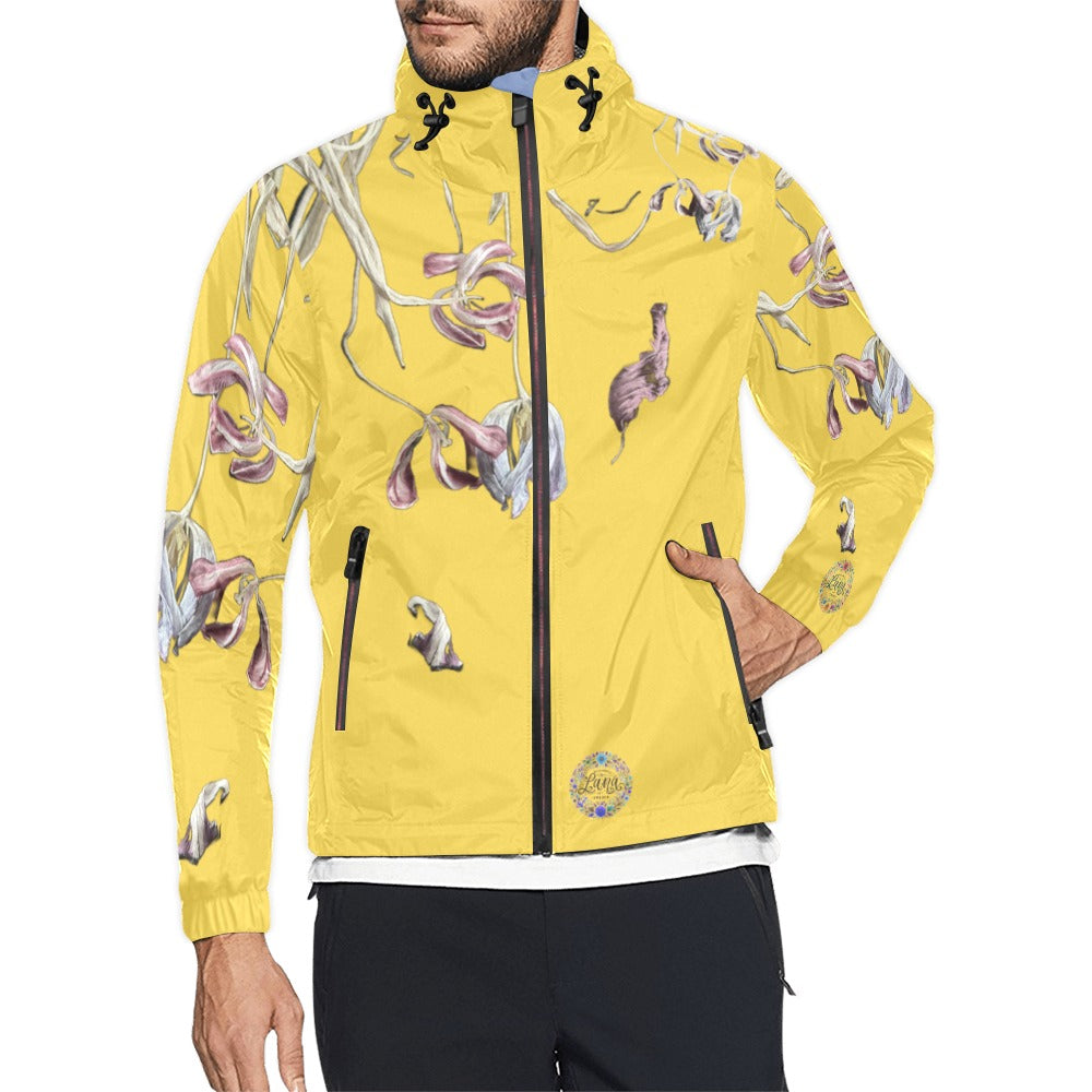 Tulip Lemon Unisex Windbreaker