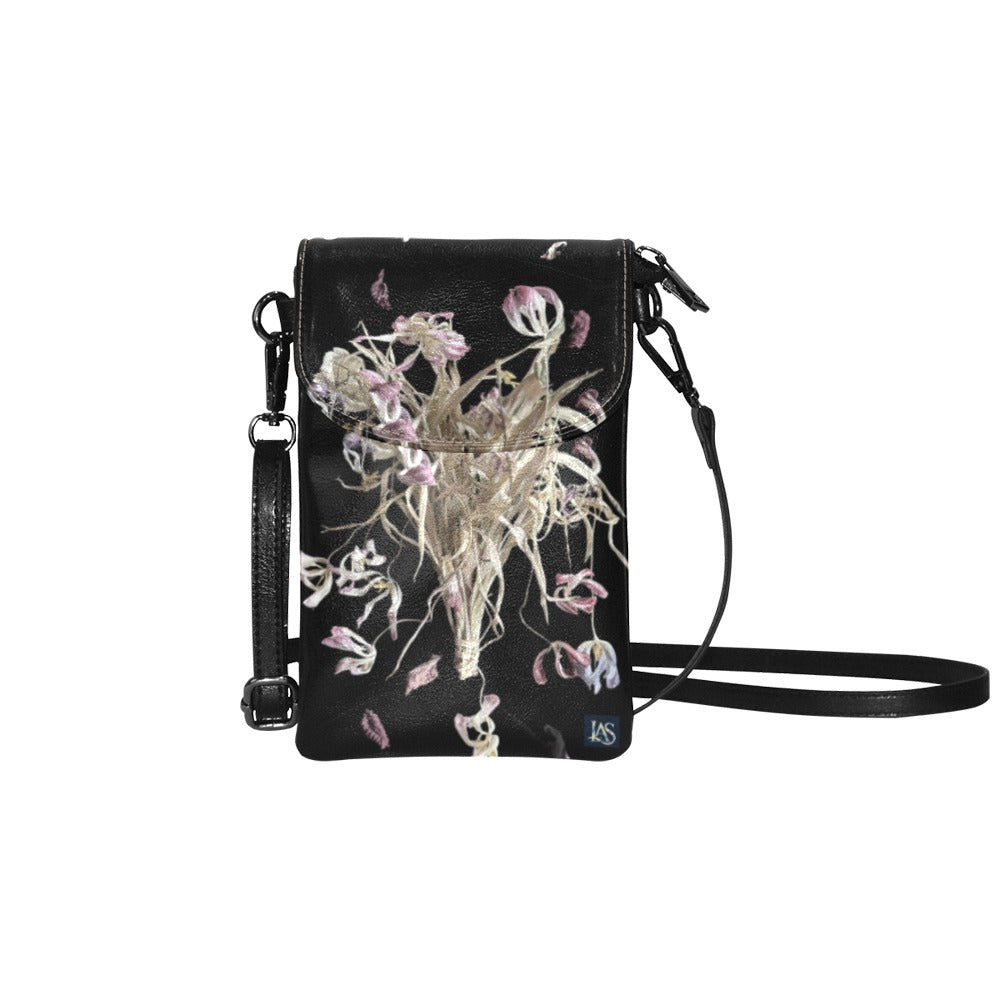 Tulip Drama Noir Small Cell Phone Purse