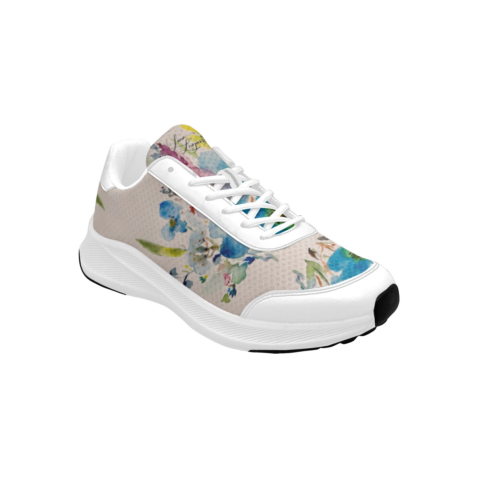 Blue Poppies large Women's Mudguard Running Shoes