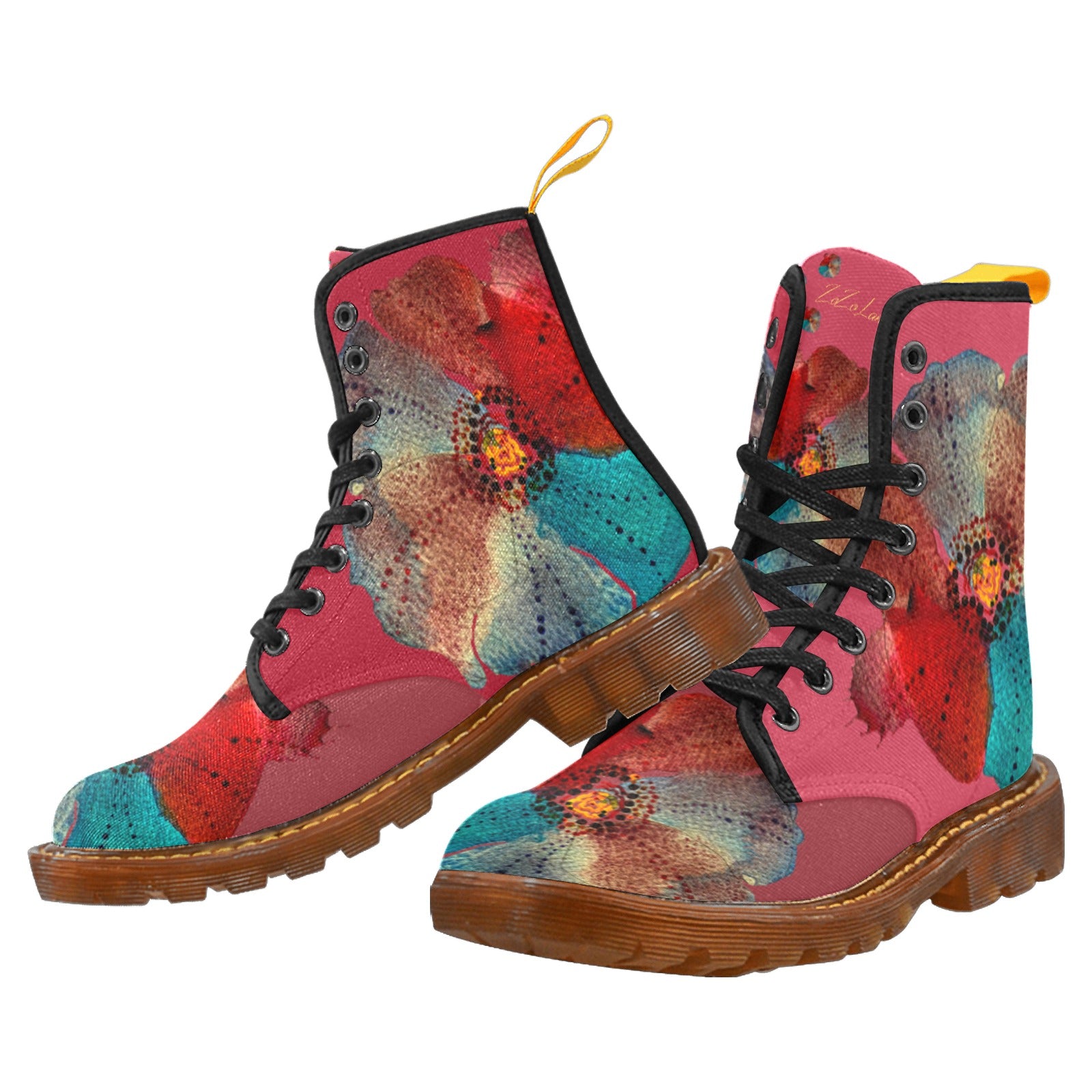ZoZoLana Vie en Rose Nylon Canvas Boots For Women Model 1203H
