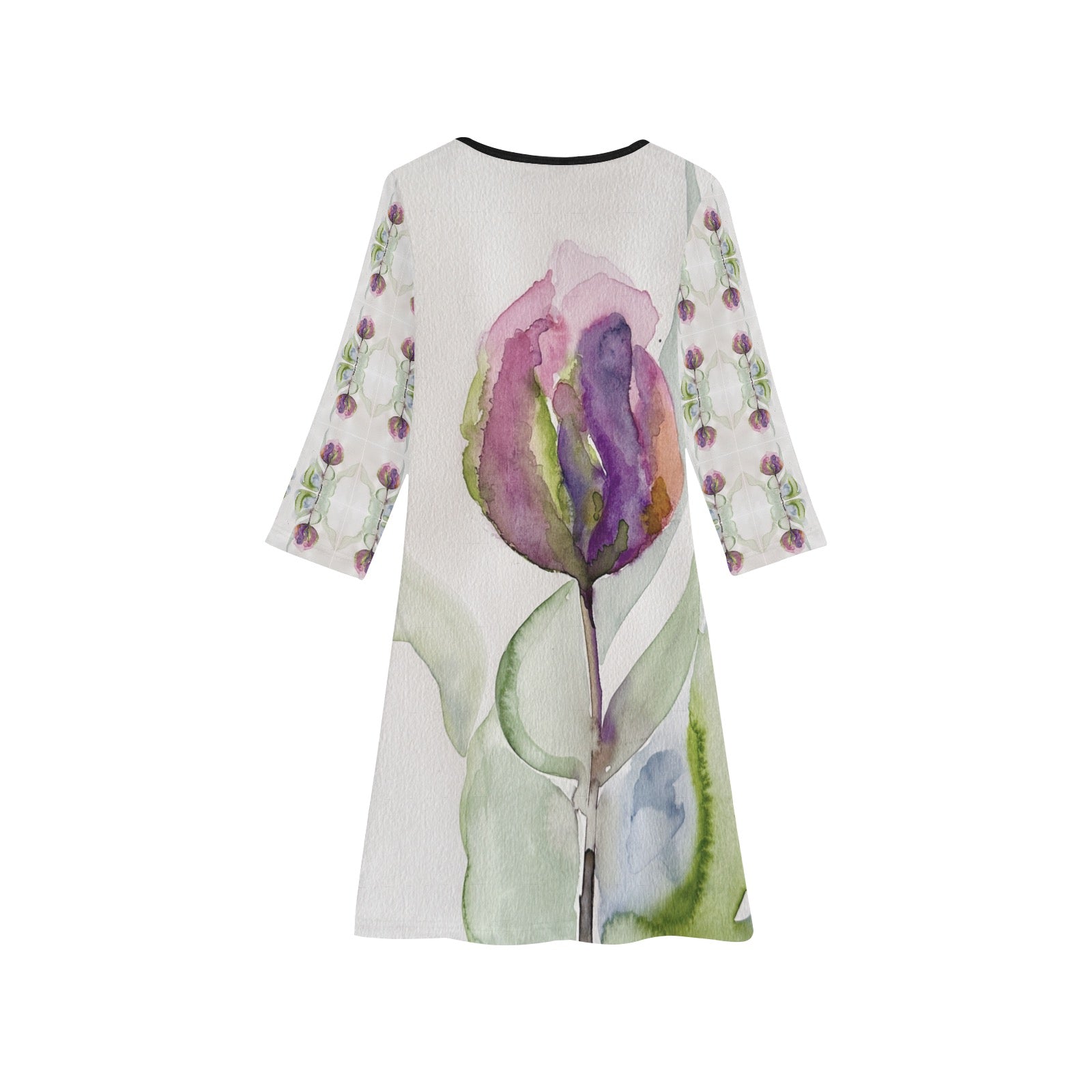 Tulpen-Langarmkleid