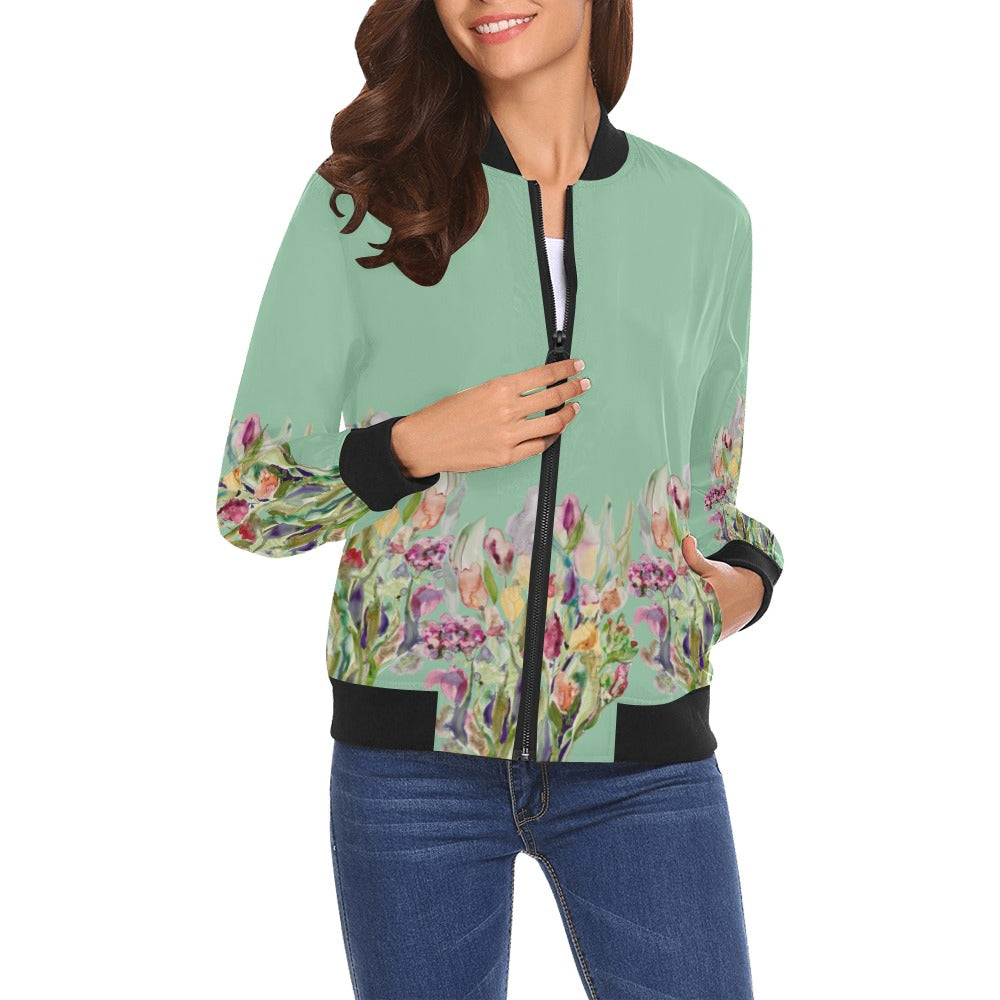 Rusty Life Bomber Jacket for Women