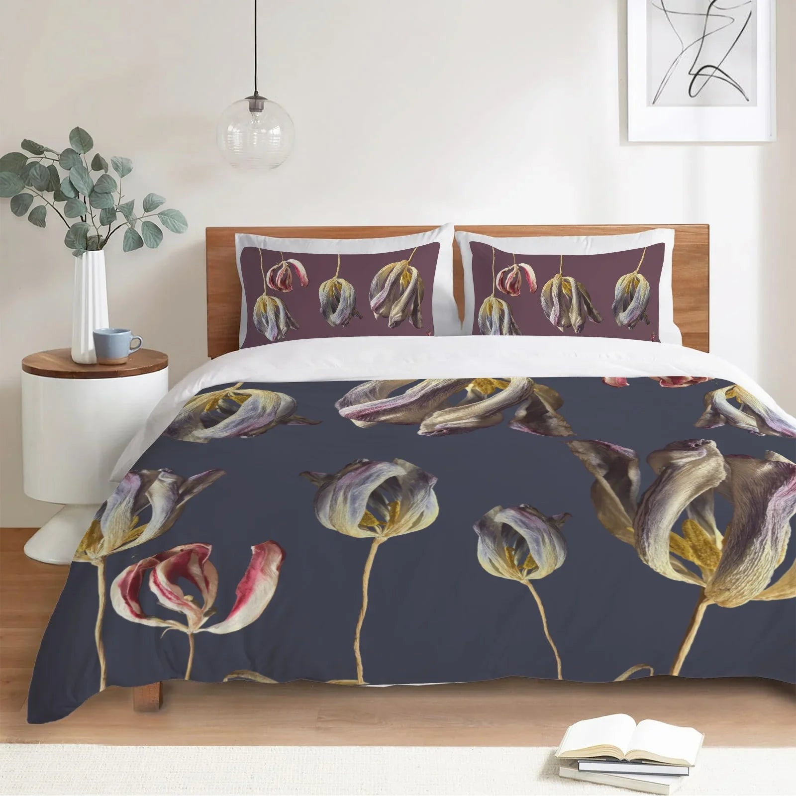 Tulip Field 3-Piece Bedding Set 94x104inch