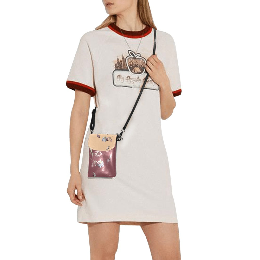 Ljungiana Roasted Peach Small Cell Phone Purse