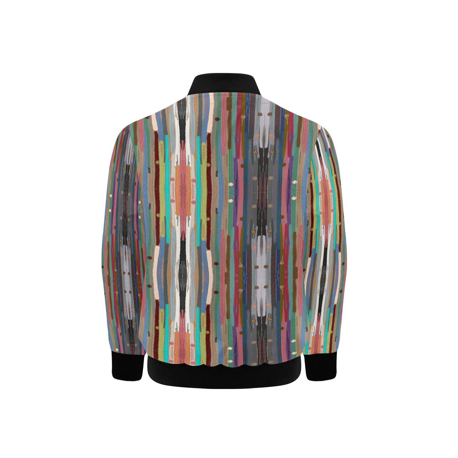 Colors 2025 Diagonal Kids' Bomber Jacket with Pockets (Model H40)