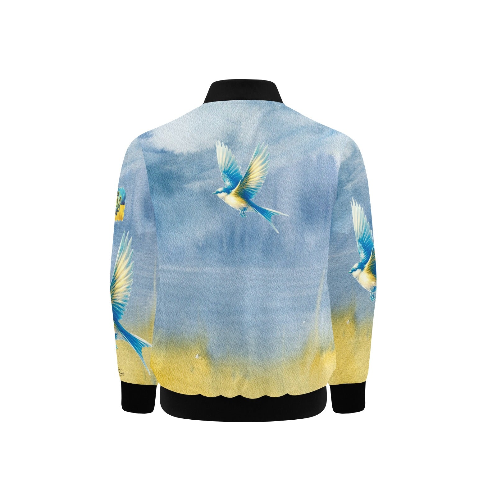 Support Ukraine Kids Lastivka Kids' Bomber Jacket with Pockets