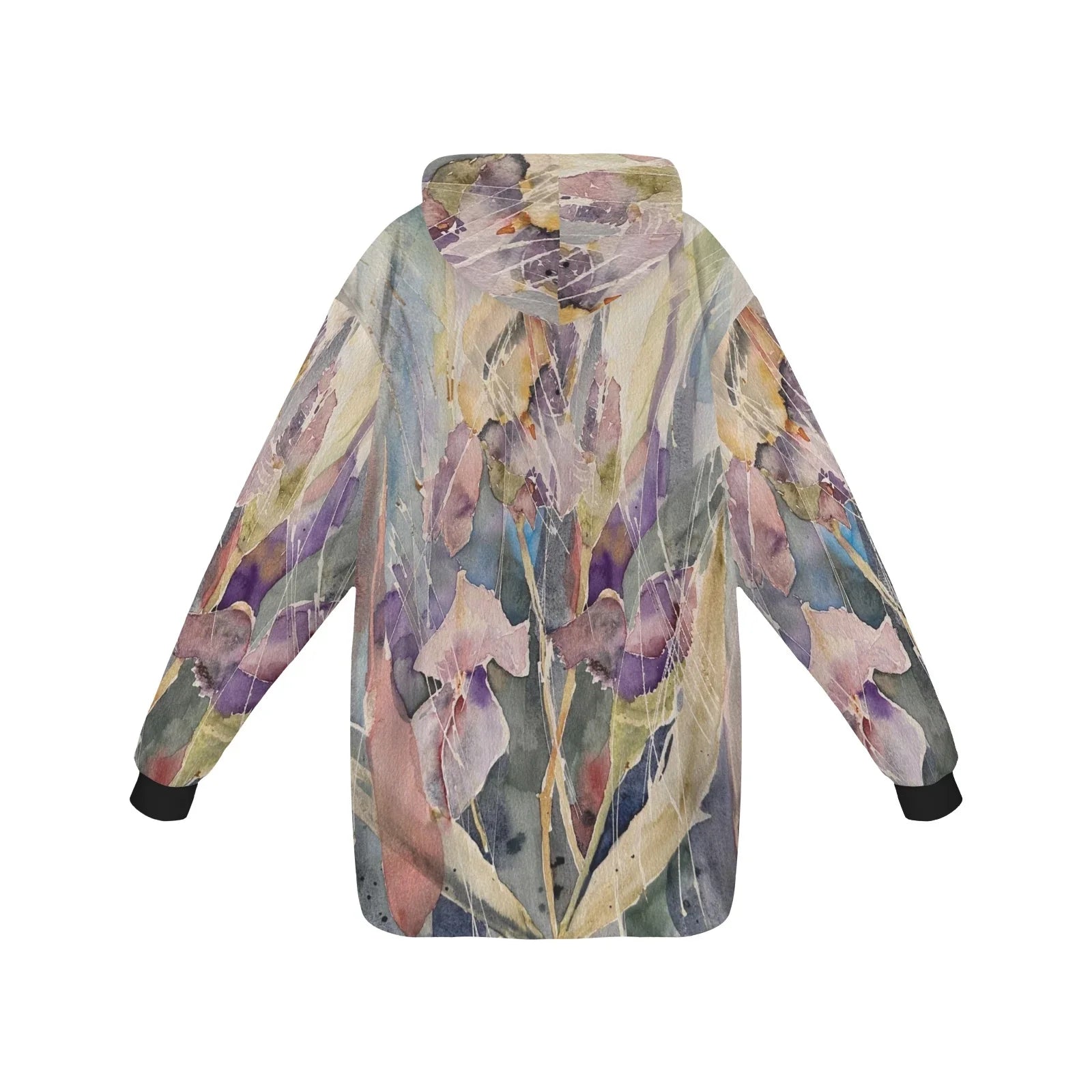 Winter Iris Decken-Hoodie für Damen