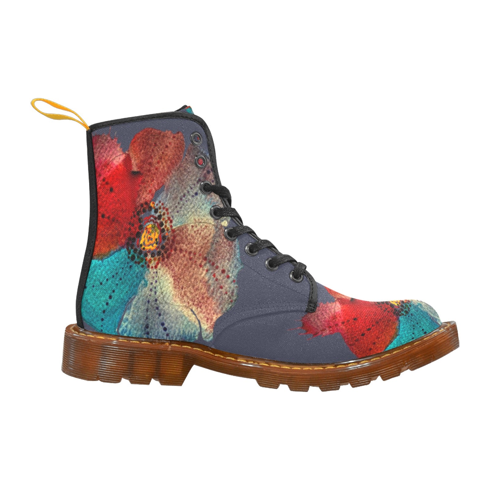 ZoZo Grand Fleur Ocean Nylon Canvas Boots For Women Model 1203H