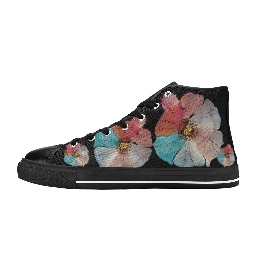 Grand Fleur ZoZo High Top Canvas Shoes for Kids