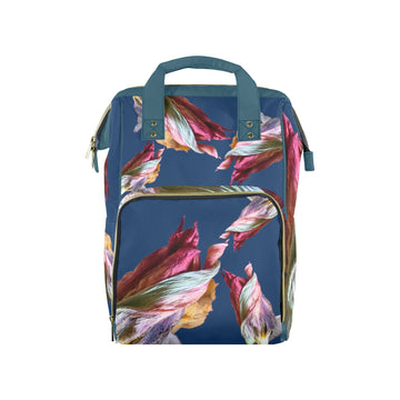 Red Tulip Twist Twilight Multi-Function Travel Diaper Bag-Large