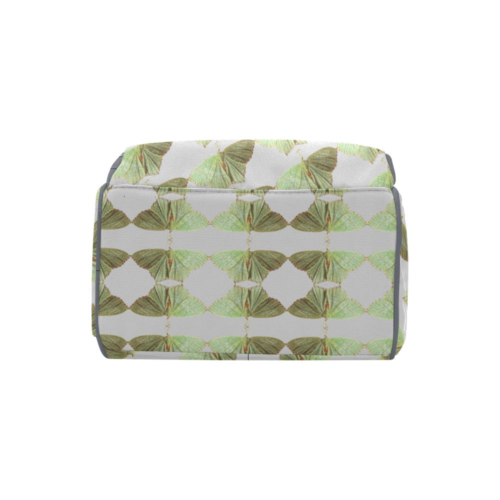 Green Moth Vapor Blue Multi-Function Backpack