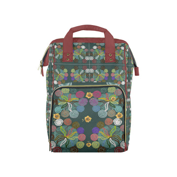 Magic Trees Brick Multi-Function Travel Diaper Bag-Large