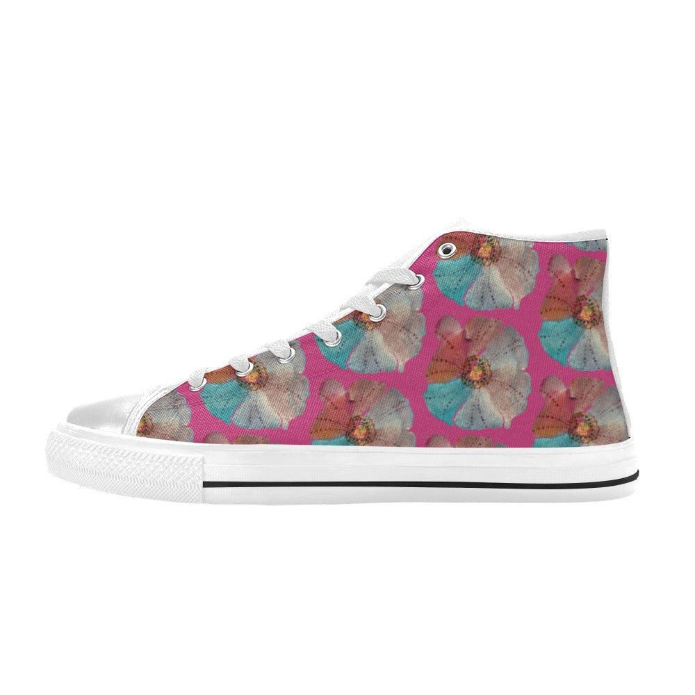 Grand Fleur ZoZo High Top Canvas Shoes for Kids
