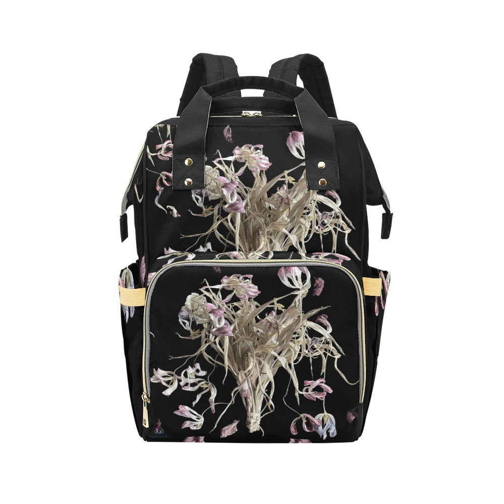 Tulip Drama Noir Multi-Function Diaper Backpack/Diaper Bag
