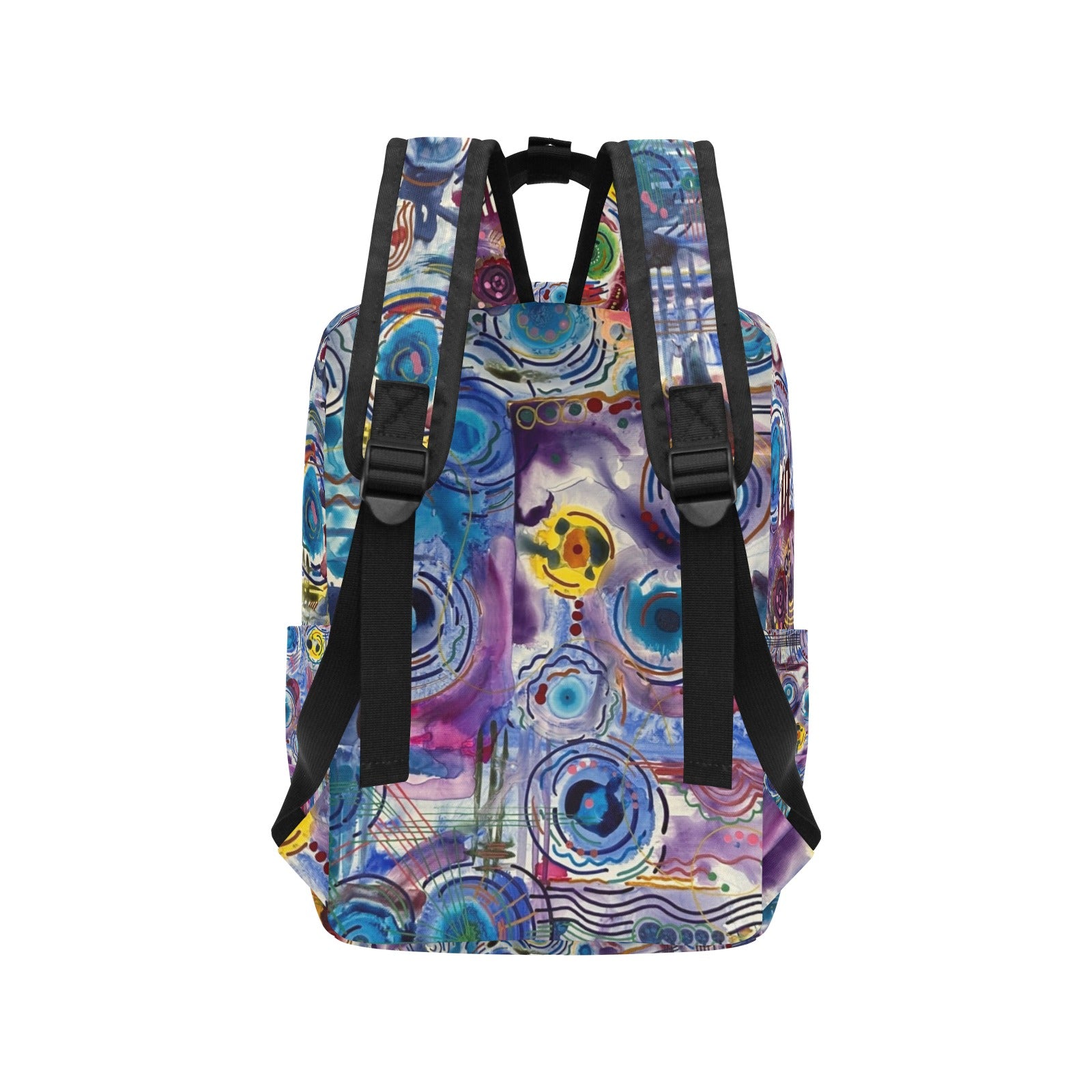 Circles on Water Twin Handle Backpack