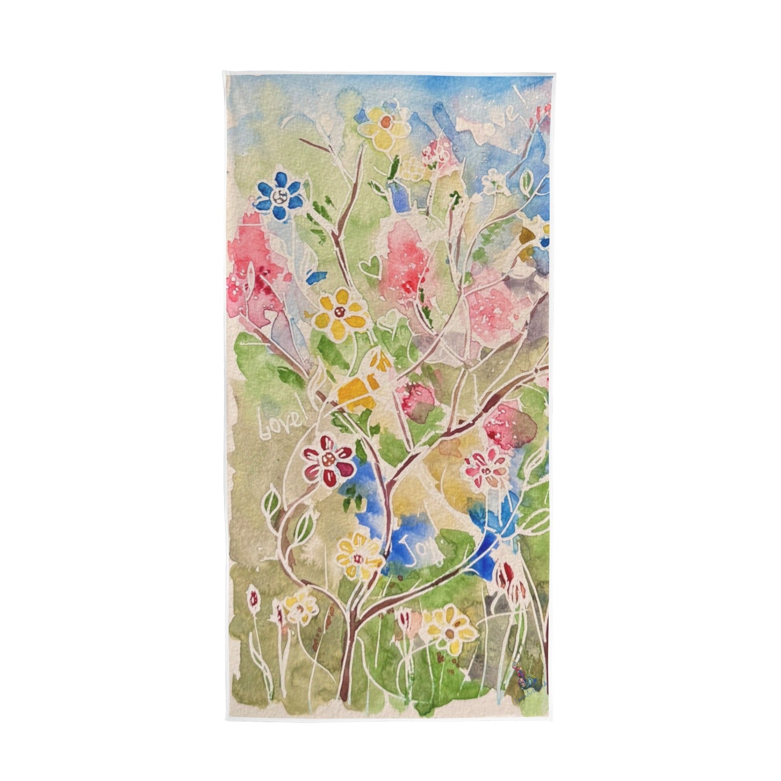 Spring Vibes Quick-Dry Beach Towel 30"x61"