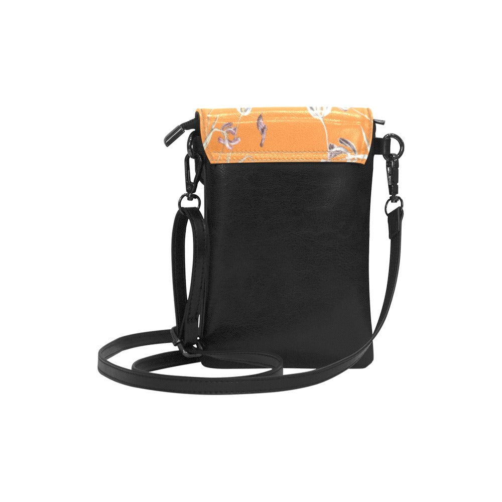 Tulip Orangeade Small Cell Phone Purse