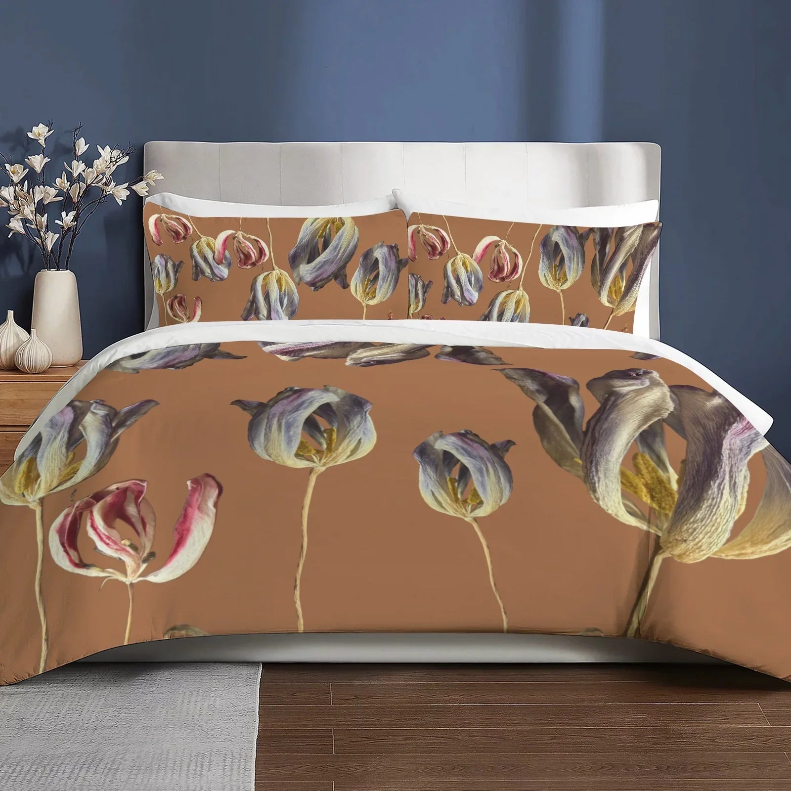 Tulip Field Sienna 3-Piece Bedding Set 94x104inch