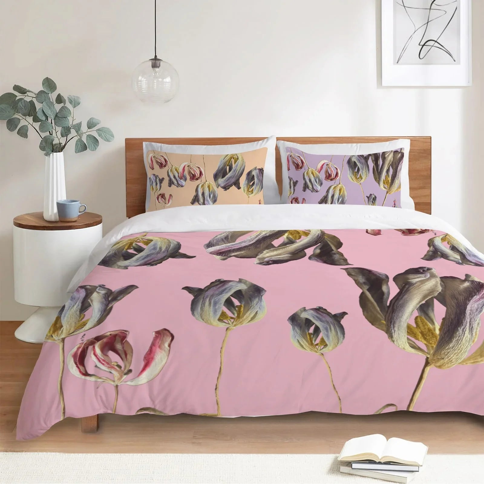 Tulip Filed Trio 3-Piece Bedding Set 94x104inch