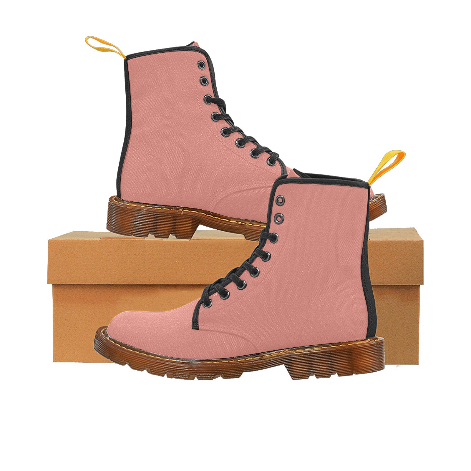 Henna Shade Custom Canvas Boots For Women Model 1203H