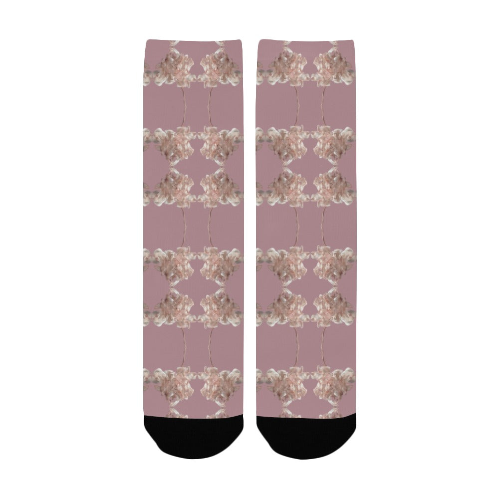 Shaggy Tulip Blush 3 Women's Custom Socks