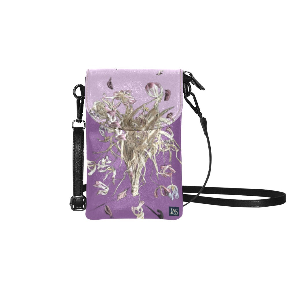 Tulip Pastel Lilac Small Cell Phone Purse
