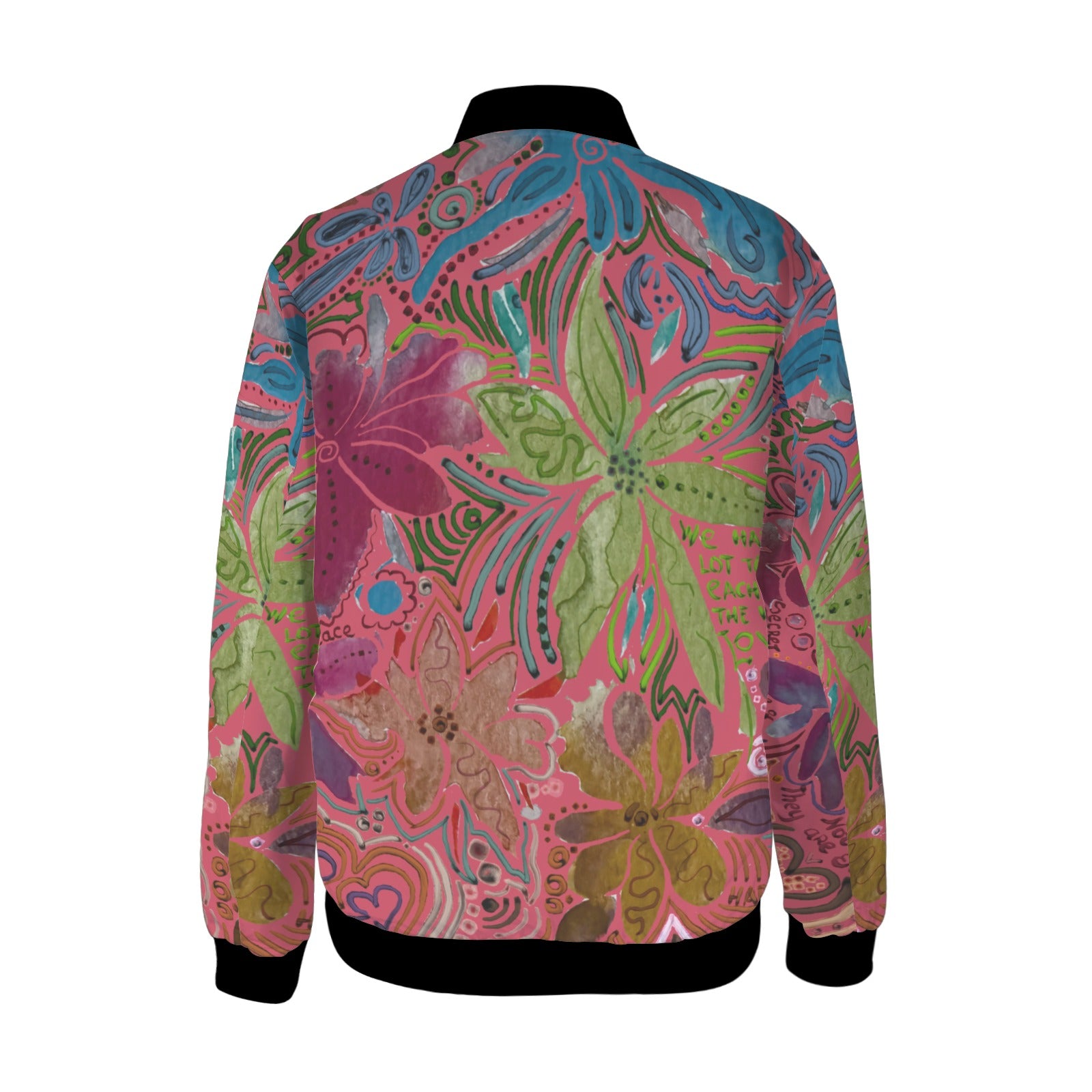 Forever Love Magenta Women's Bomber Jacket