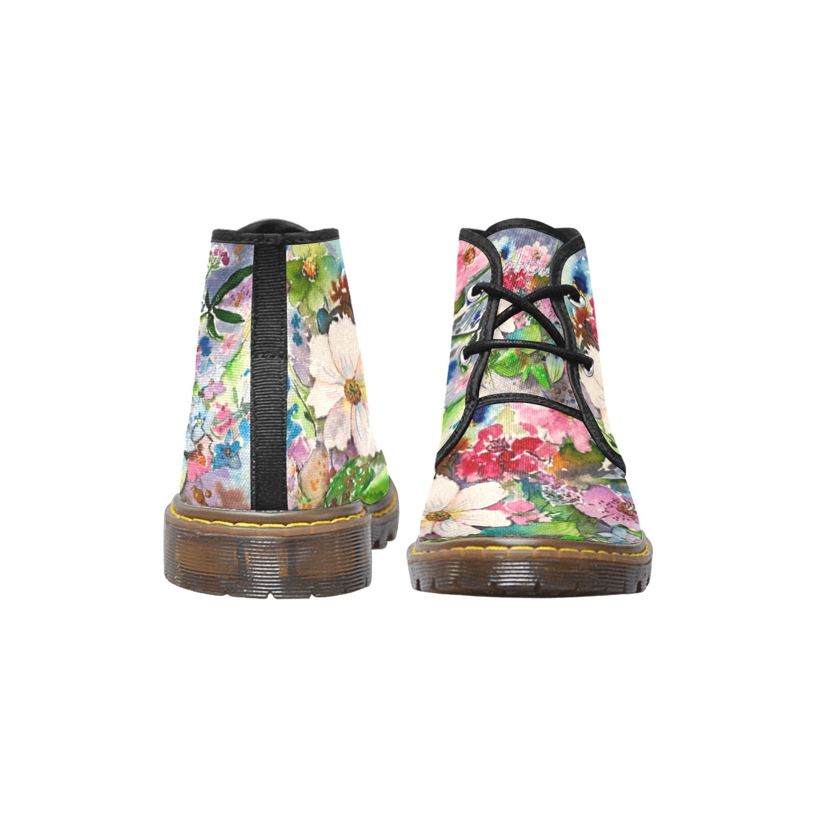 Women's Canvas Mid-Top Boots