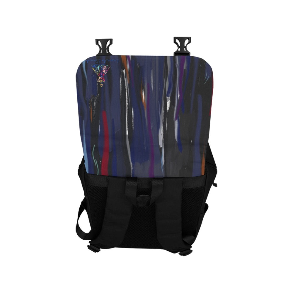 Blue Music Casual Backpack