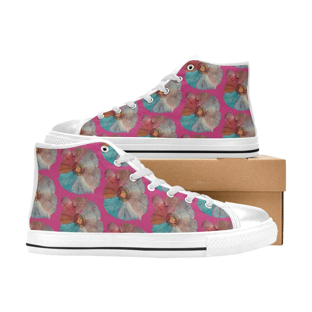 Grand Fleur ZoZo High Top Canvas Shoes for Kids