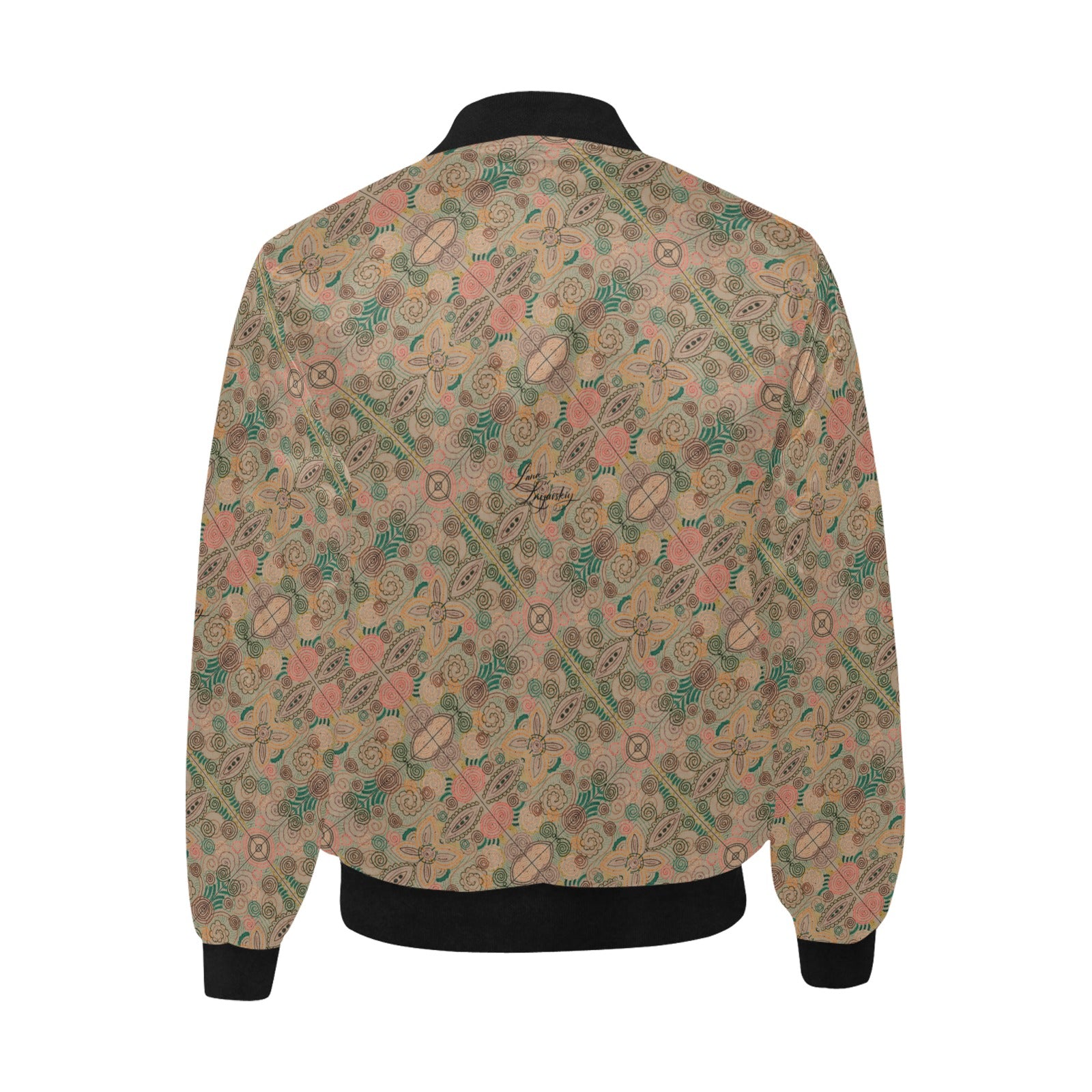 Venetian Rose Warm Bomber Jacket