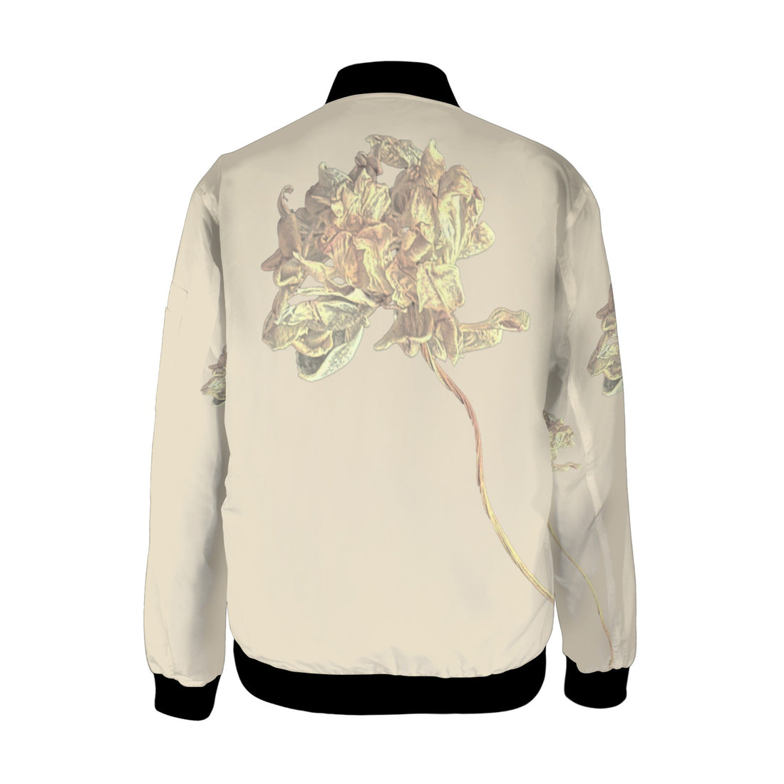 Single Tulip Wheat Tall Ladies Bomber Jacket