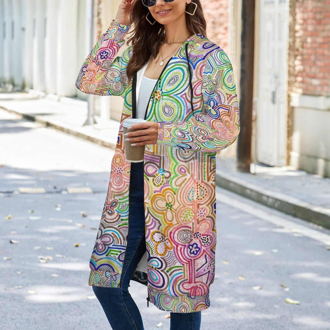 Summer Thrills Women's Long Hooded Coat