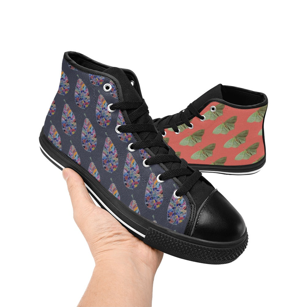 Kaleidoscope Kids' High Top Canvas Shoes