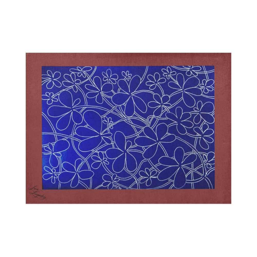 Infinity Bloom Chocolate Placemat 14’’ x 19’’ (Set of 4)