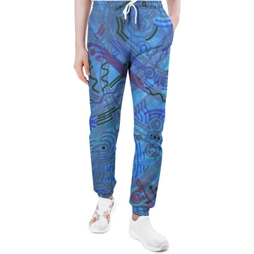 Men's Blue Ice Sweatpants