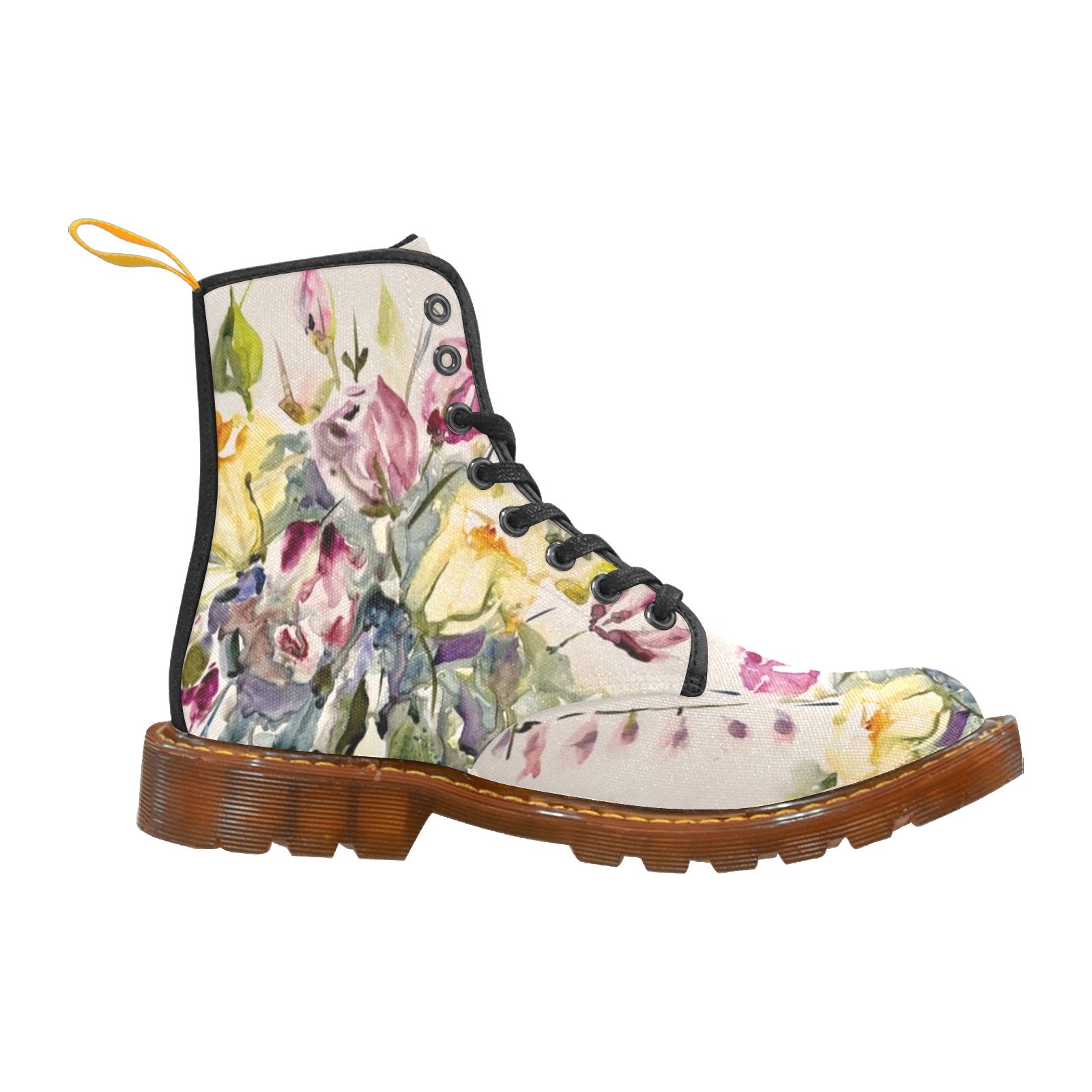 Tulip Bundle Custom Canvas Boots For Women