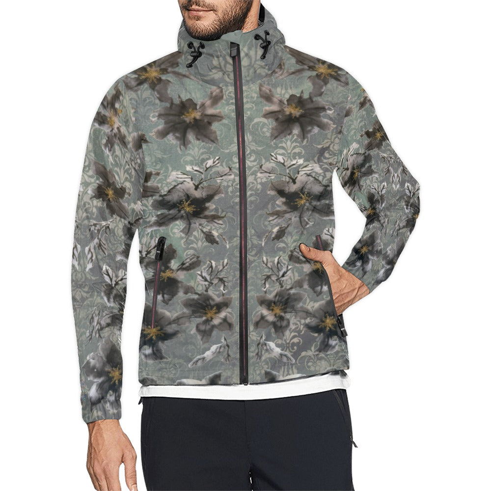 Lower Power Damaskus Mega Unisex All Over Print Windbreaker (Model H23)