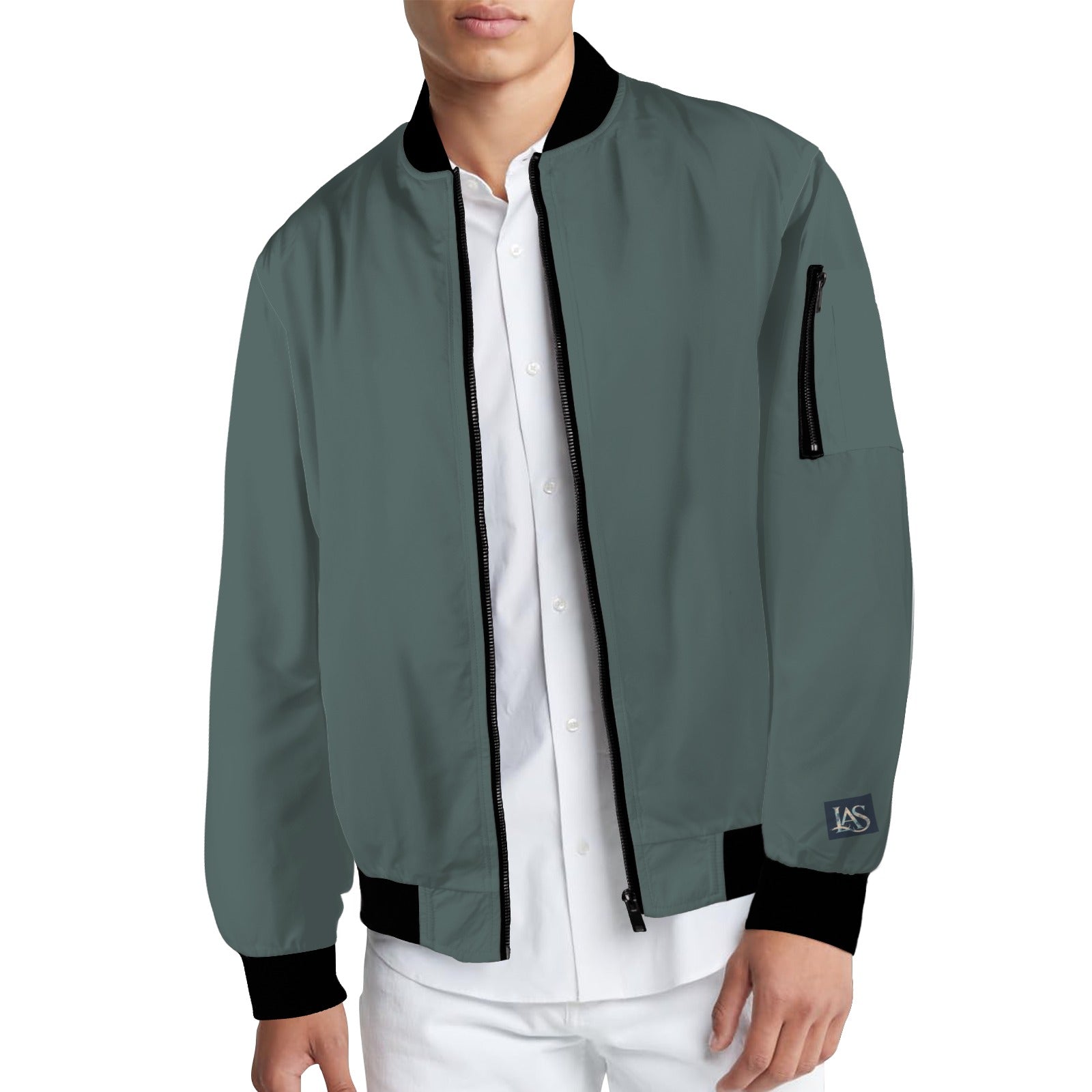 Earth Deep Sage Men's Bomber Jacket