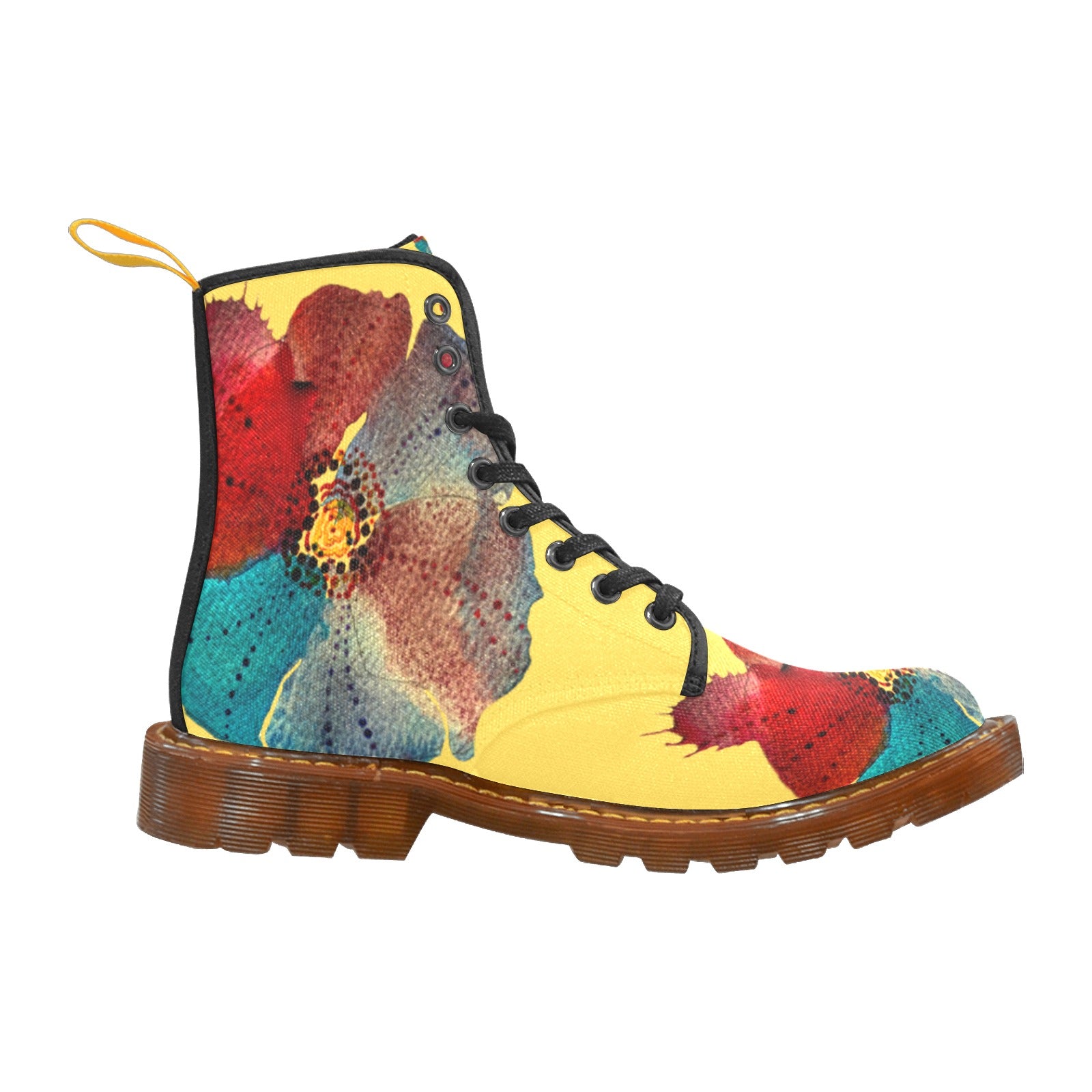 ZoZo Grand Fleur Curd Nylon Canvas Boots For Women Model 1203H