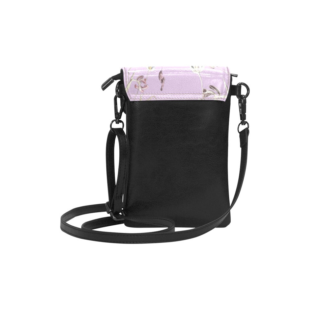 Tulip Pastel Lilac Small Cell Phone Purse