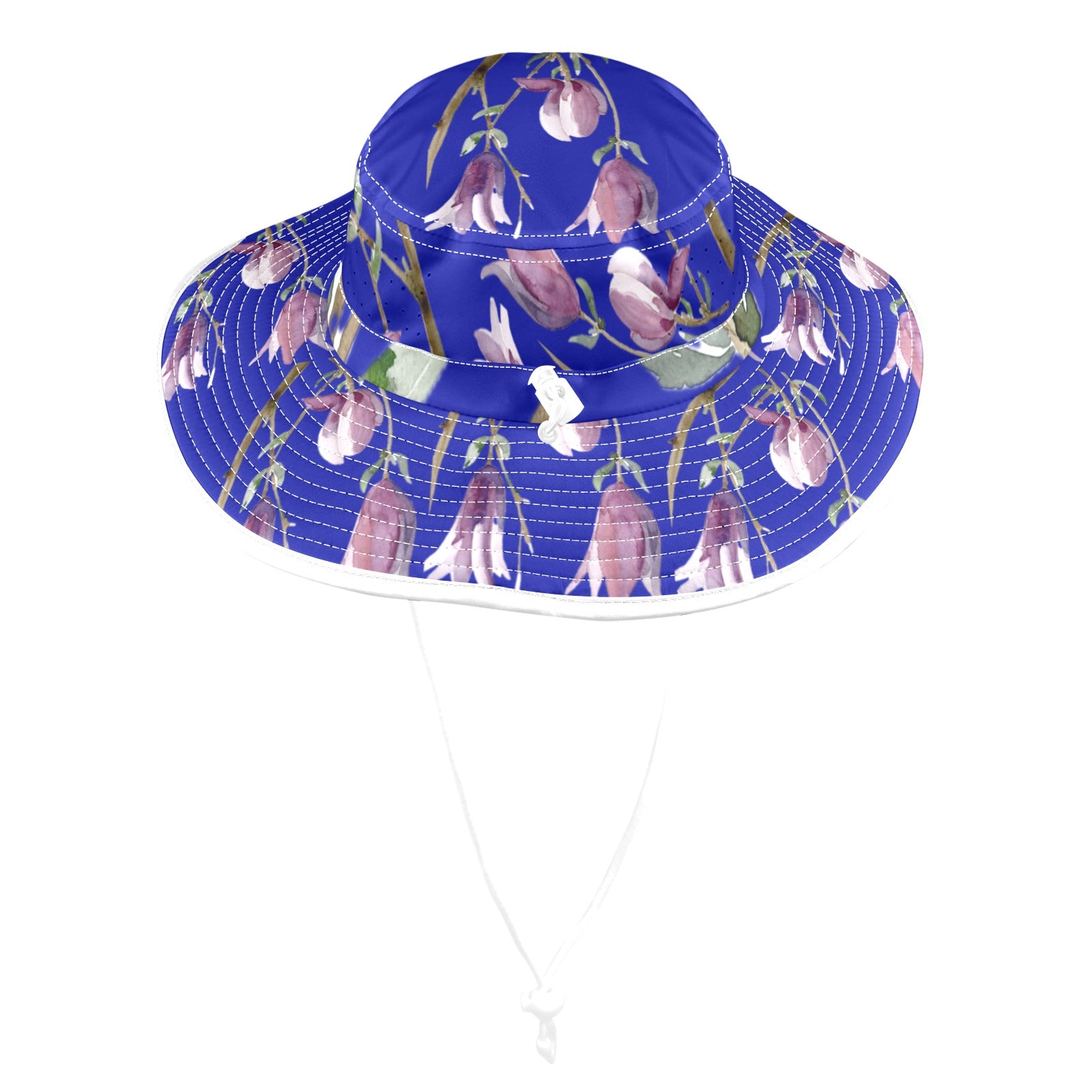 Magnolia Royal Blue Wide Brim Bucket Hat
