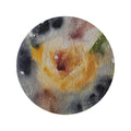 Designer ultra-soft round blanket featuring original watercolor designs for cozy and artistic home décor.