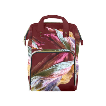 Red Tulip Twist Cherry Multi-Function Travel Diaper Bag-Large