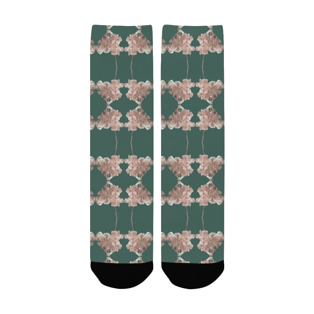 Shaggy Tulip Jade Women's Custom Socks